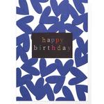 Caroline Gardner Blue Hearts Birthday Card