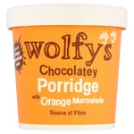 Wolfy's Chocolatey Porridge with Orange Marmalade