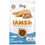 IAMS 1-12 Months Kitten Dry Cat Food Ocean Fish