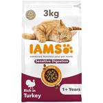 IAMS 1+ Years Sensitive Digestion Dry Cat Food Turkey
