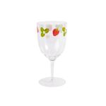 Summerhouse Strawberries & Cream Plastic Wine Glass