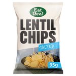 Eat Real Lentil Chips Salted Sharing