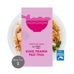 M&S King Prawn Pad Thai Bowl - Taste of Asia