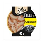 Sheba Fillets Cat Food Tray with Chicken in Gravy