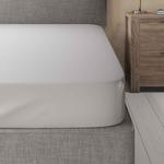 M&S Comfortably Cool Lyocell Rich Fitted Sheet Super King Size Light Grey