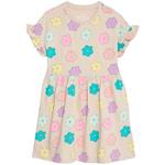 M&S Girls Floral Dress, 2-7 Years, Calico