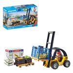 PLAYMOBIL 71528 My Life, Forklift Truck with Cargo Promo Pack