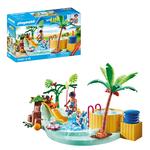 PLAYMOBIL 71529 My Life, Children's Pool with Whirlpool Promo Pack