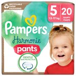 Pampers Harmonie Nappies Pants, Size 5 Essential Pack