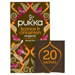 Pukka Tea Organic Licorice & Cinnamon Tea Bags