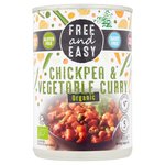 Free & Easy Free From Organic Chick Pea & Vegetable Curry