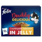 Felix Doubly Delicious Meat Selection in Jelly Wet Cat Food
