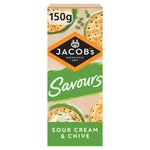 Jacob's Savours Sour Cream & Chive Crackers