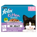Felix Original Kitten Mixed Selection in Jelly Wet Cat Food 