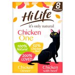 HiLife It's Only Natural  Cat Food The Chicken One In Jelly
