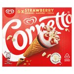 Cornetto Strawberry Ice Cream Cones 