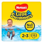 Huggies Little Swimmers Swim Nappies, Size 2-3 (3-8kg)