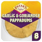 Patak's Garlic & Coriander Pappadums