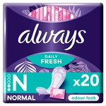 Always Dailies Singles Normal To Go Panty Liners