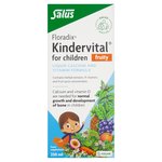 Floradix Kindervital Kid's Fruity Liquid calcium and Vitamin Formula 3yrs+